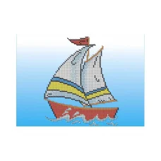 А5-Д-006 Кораблик. Схема для вышивки бисером ТМ Acorns
