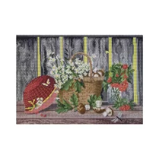 А4-К-018 Корзина. Схема для вышивки бисером ТМ Acorns