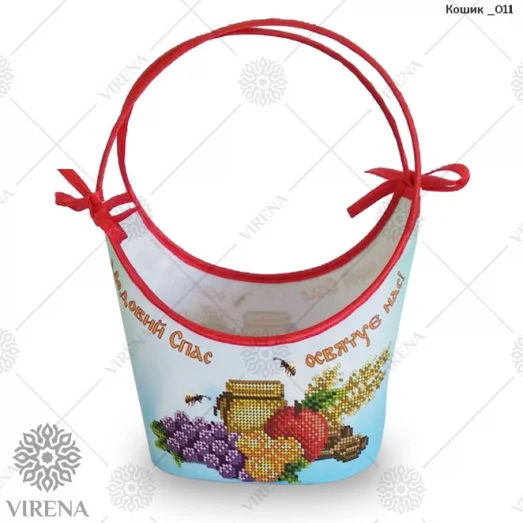 Кошик_011 Спасовская корзинка для вышивки бисером. ТМ Вирена