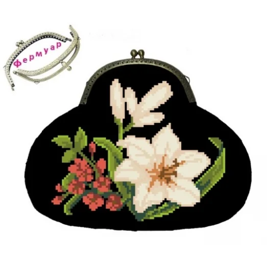 КФЧ-06 Комплект для пошива косметички, черный. ТМ Берегиня