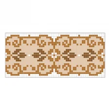 КР-02 Пояс крайка для вышивки бисером или нитками. ТМ ВДВ