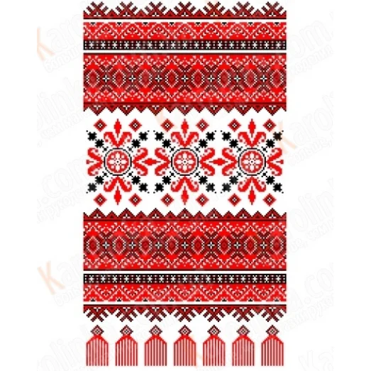 КРК-2014 Свадебный рушник. Канва с нанесенным рисунком. Каролинка