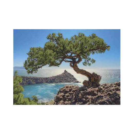 А4-К-300 Крымский пейзаж. Схема для вышивки бисером ТМ Acorns