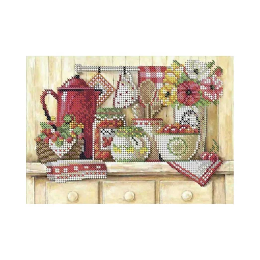 А5-Д-279 Кухонный натюрморт. Схема для вышивки бисером ТМ Acorns