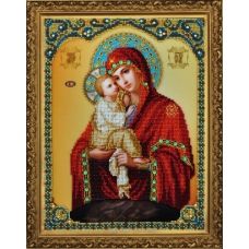 Р-187 Икона Божией Матери "Почаевская". Набор для вышивки бисером. ТМ Картины Бисером
