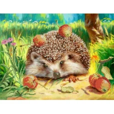 S-071 Ёжик. Схема для вышивки бисером ТМ Картины бисером