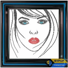 ФР-ЛБч29-004 Портрет. Схема для вышивки бисером ТМ Фурор Рукоделия