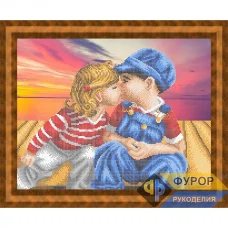 ФР-ЛБч3-041 Первый поцелуй. Схема для вышивки бисером ТМ Фурор Рукоделия