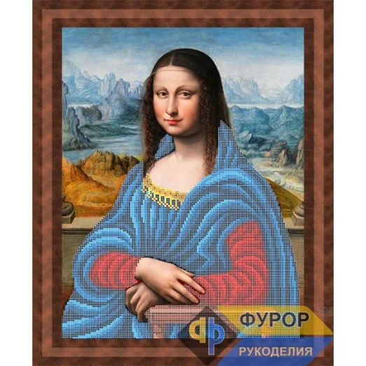 ФР-ЛБч3-068 Мона Лиза. Схема для вышивки бисером ТМ Фурор Рукоделия