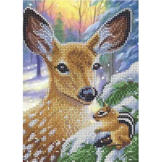 А5-Д-360 Лесные друзья. Схема для вышивки бисером ТМ Acorns