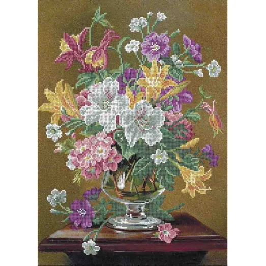 А3-К-862 Летняя композиция. Схема для вышивки бисером ТМ Acorns