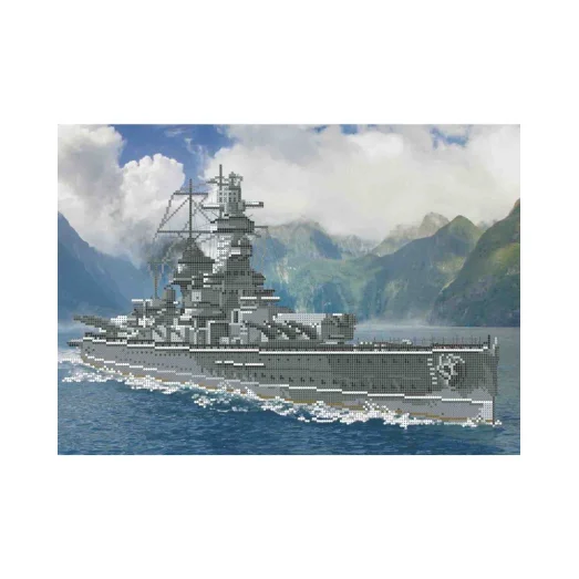 А3-К-564 Линкор. Схема для вышивки бисером ТМ Acorns