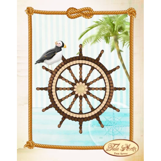 М-007 Штурвал. Схема для вышивки бисером Тела Артис