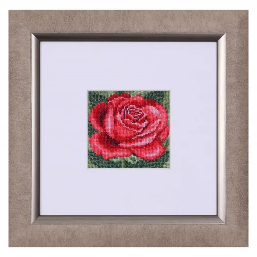 М-0084 Роза. Набор для вышивки нитками ВДВ