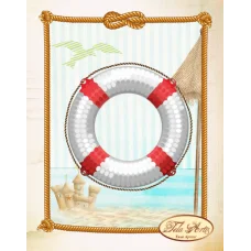 М-009 Спасательный круг. Схема для вышивки бисером Тела Артис
