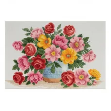 М-0136 Разноцветье весны. Набор для вышивки нитками ВДВ