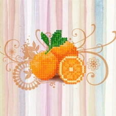 M-015 Апельсины. Схема для вышивки магнита на подрамнике. СвитАрт