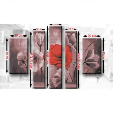 ВА-ТМ3 Триптих Маки. Схема для вышивки бисером БисерАрт