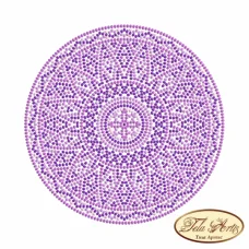 МА-004 (1) Мандала Сиреневый свет. Схема для вышивки бисером Тела Артис