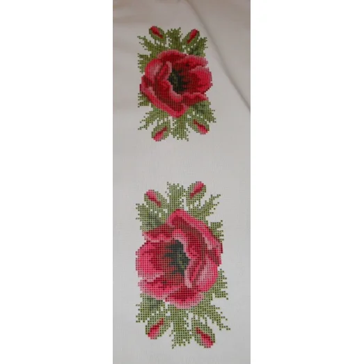 чх-17 (белый) Заготовка на чехол "Маки" для вышивки