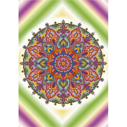 А3-К-817 Мандала Любовь и Здоровье. Схема для вышивки бисером ТМ Acorns