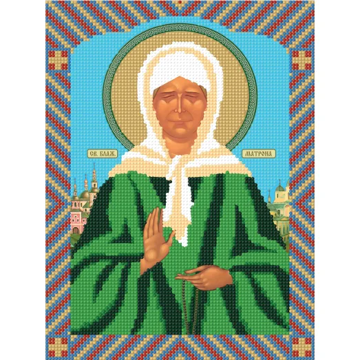 02a Матрона. Схема для вышивки бисером СвитАрт