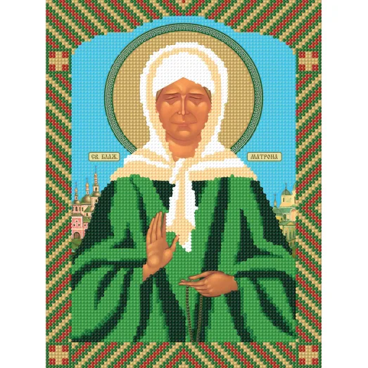 Матрона (02) c. Схема для вышивки бисером СвитАрт