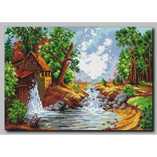 А-112 Мельница. Схема для вышивки бисером ТМ Орхидея