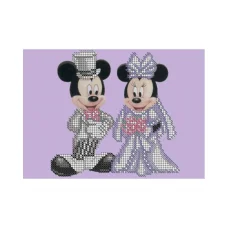 А5-Д-008 Микки и Минни Маус. Схема для вышивки бисером ТМ Acorns
