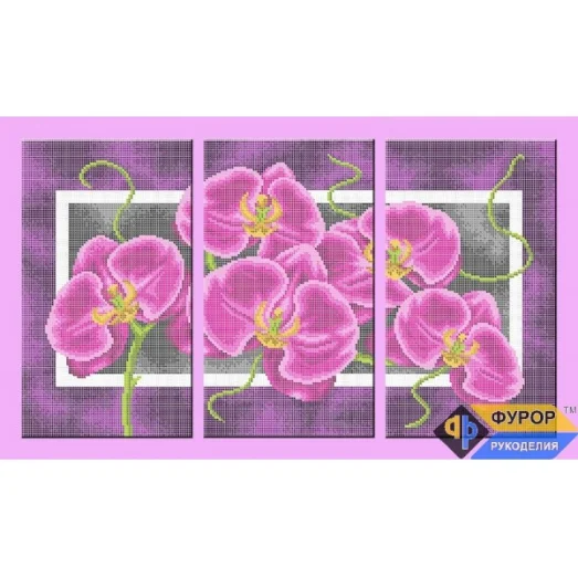 ФР-МКп-002 Лилии. Схема для вышивки бисером ТМ Фурор Рукоделия