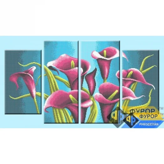 ФР-МКп-018 Каллы. Схема для вышивки бисером ТМ Фурор Рукоделия