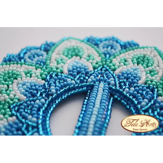 МП-001 Пряжка Лазурные волны. Заготовка для вышивки Тела Артис