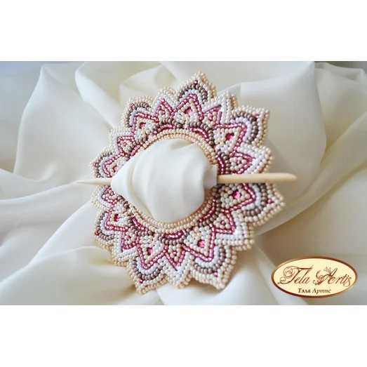 МП-009 Пряжка Жемчуг и вино. Заготовка для вышивки Тела Артис