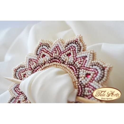 МП-009 Пряжка Жемчуг и вино. Заготовка для вышивки Тела Артис