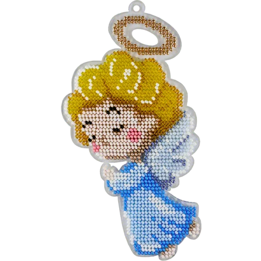 FLPL-045 Набор для вышивания бисером на пластиковой основе. ТМ Волшебная страна