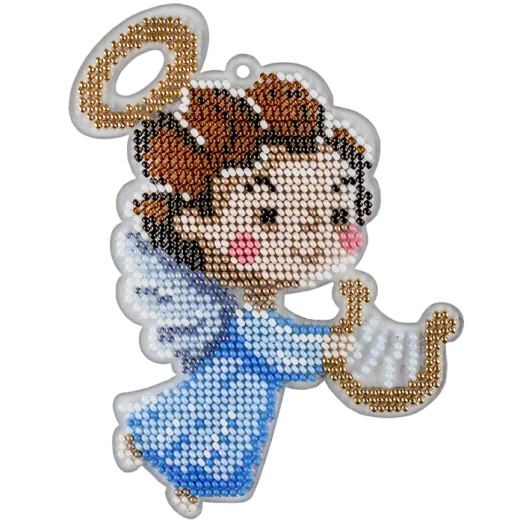 FLPL-046 Набор для вышивания бисером на пластиковой основе. ТМ Волшебная страна