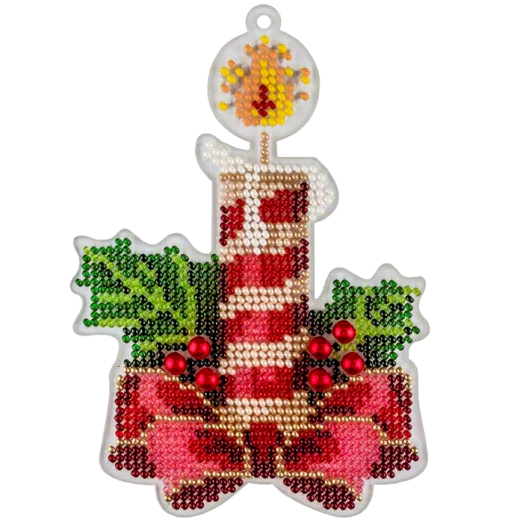 FLPL-050 Набор для вышивания бисером на пластиковой основе. ТМ Волшебная страна