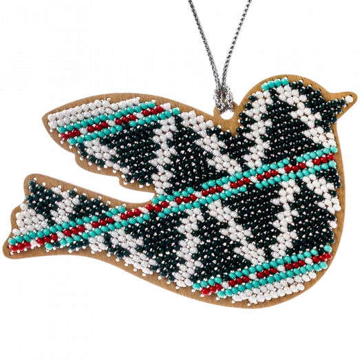 FLK-144 Набор для вышивания бисером по дереву Волшебная Страна