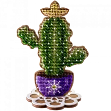 FLK-189 Набор для вышивания бисером по дереву Волшебная Страна