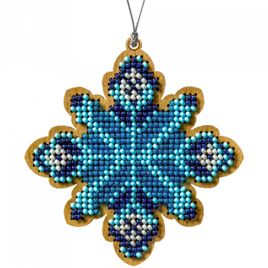 FLK-243 Набор для вышивания бисером по дереву Волшебная Страна