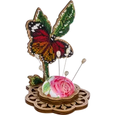 FLK-279 Игольница Набор для вышивания бисером по дереву Волшебная Страна