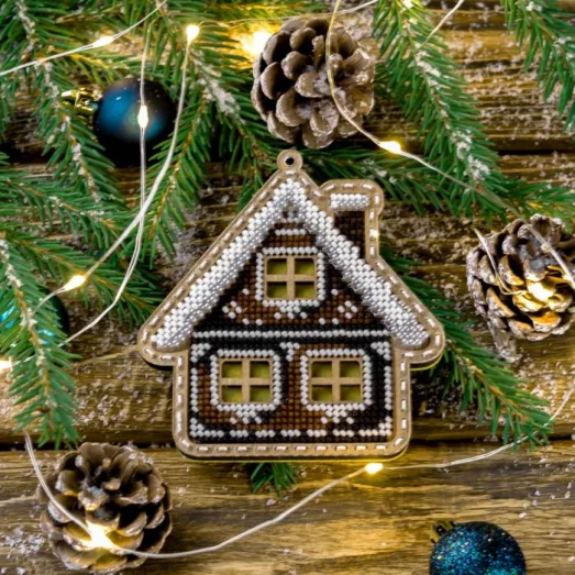 FLK-376 Набор для вышивания бисером по дереву. Волшебная Страна