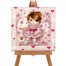 FLMD-010 Набор для вышивки с мольбертом Волшебная Страна