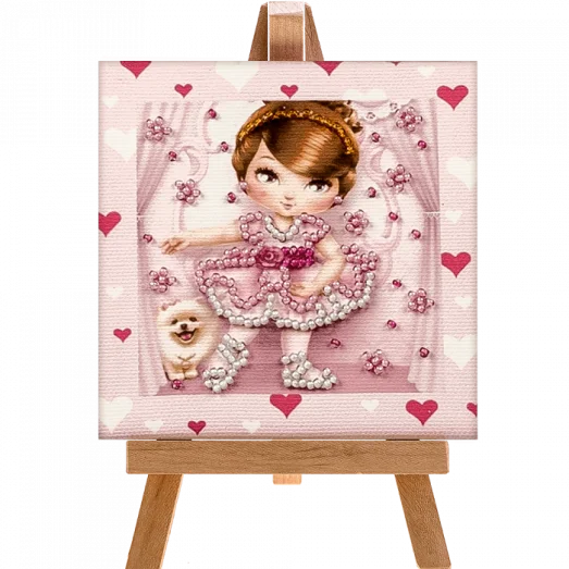 FLMD-010 Набор для вышивки с мольбертом Волшебная Страна