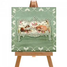 FLMD-018 Набор для вышивки с мольбертом Волшебная Страна