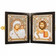 СМ7000 Богородица Казанская и Христос Спаситель. Набор для вышивки бисером Нова Слобода