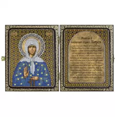 СА7105 Св. Прав. Старица Матрона Московская. Набор для вышивки бисером Нова Слобода