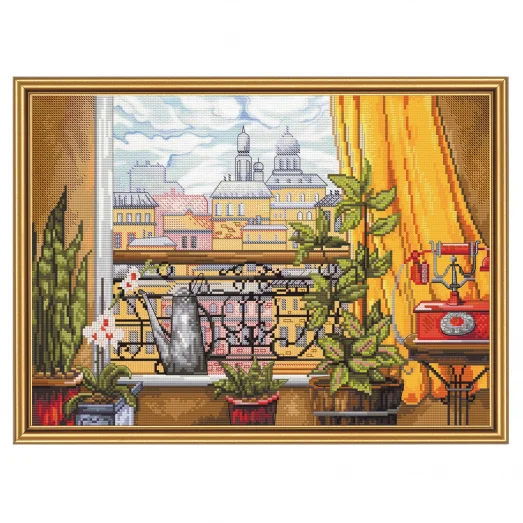 ННД2086 В ожидании звонка. Набор для вышивки. Нова слобода