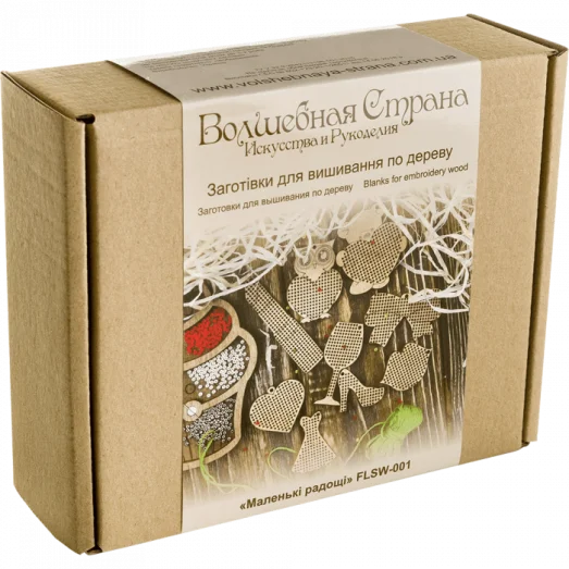 FLSW-001 Набор заготовок для вышивания по дереву Волшебная Страна