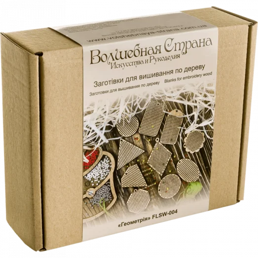 FLSW-004 Набор заготовок для вышивания по дереву Волшебная Страна